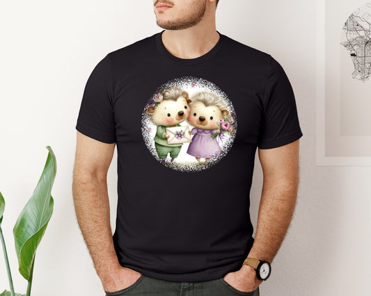 Couple Animals Round Tshirt 25 Graphic T-Shirt