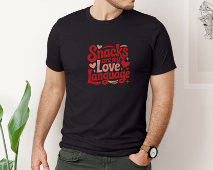 brand:Bella Canvas|color:Black|Snack Time Is Love Time Graphic T-Shirt