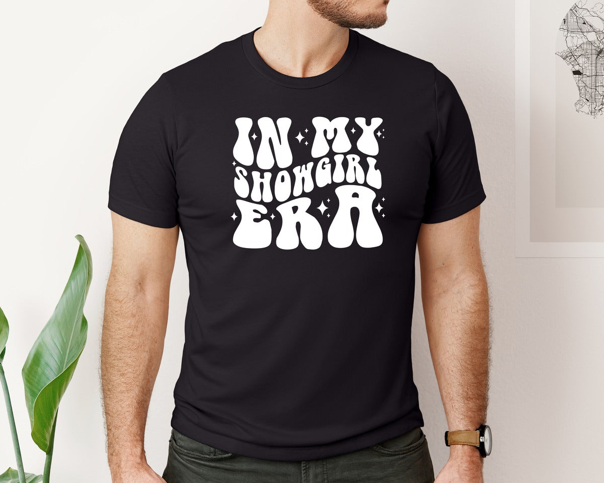 brand:Bella Canvas|color:Black|Retro In My Showgirl Era Graphic T-Shirt