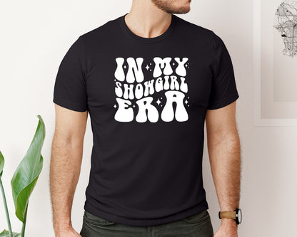brand:Bella Canvas|color:Black|Retro In My Showgirl Era Graphic T-Shirt