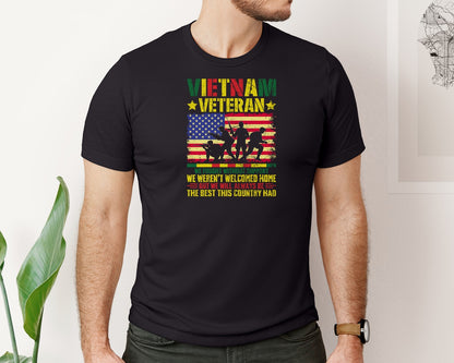 brand:Bella Canvas|color:Black|Vietnam Pride Veterans Day T Shirt Graphic T-Shirt