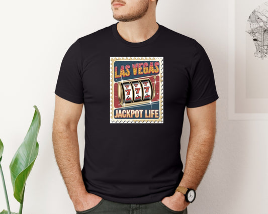 Summer Las Vegas Trip Retro Stamp Travel 2 Graphic T-Shirt