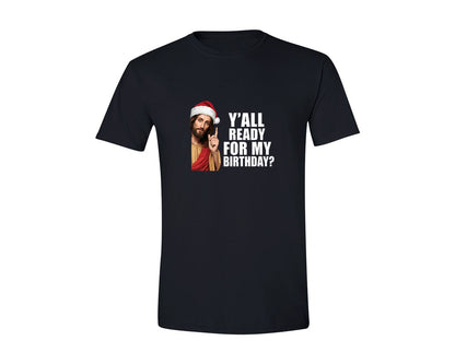 brand:Generic|color:Black|Jesus Christmas Funny Jesus Graphic T-Shirt