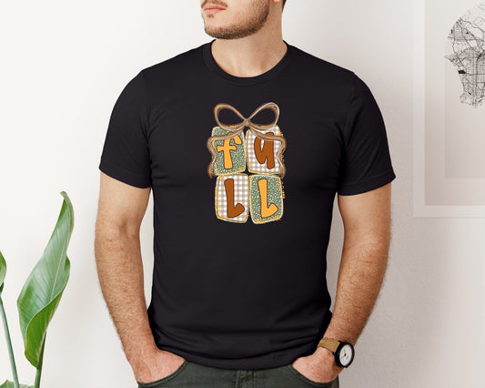 Fall Tshirt Design Coquette Graphic T-Shirt