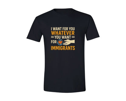 brand:Generic|color:Black|I Want For You Whatever You Want Graphic T-Shirt