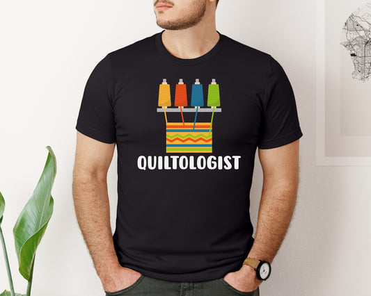 Quiltologist Funny Quilting Graphic T-Shirt