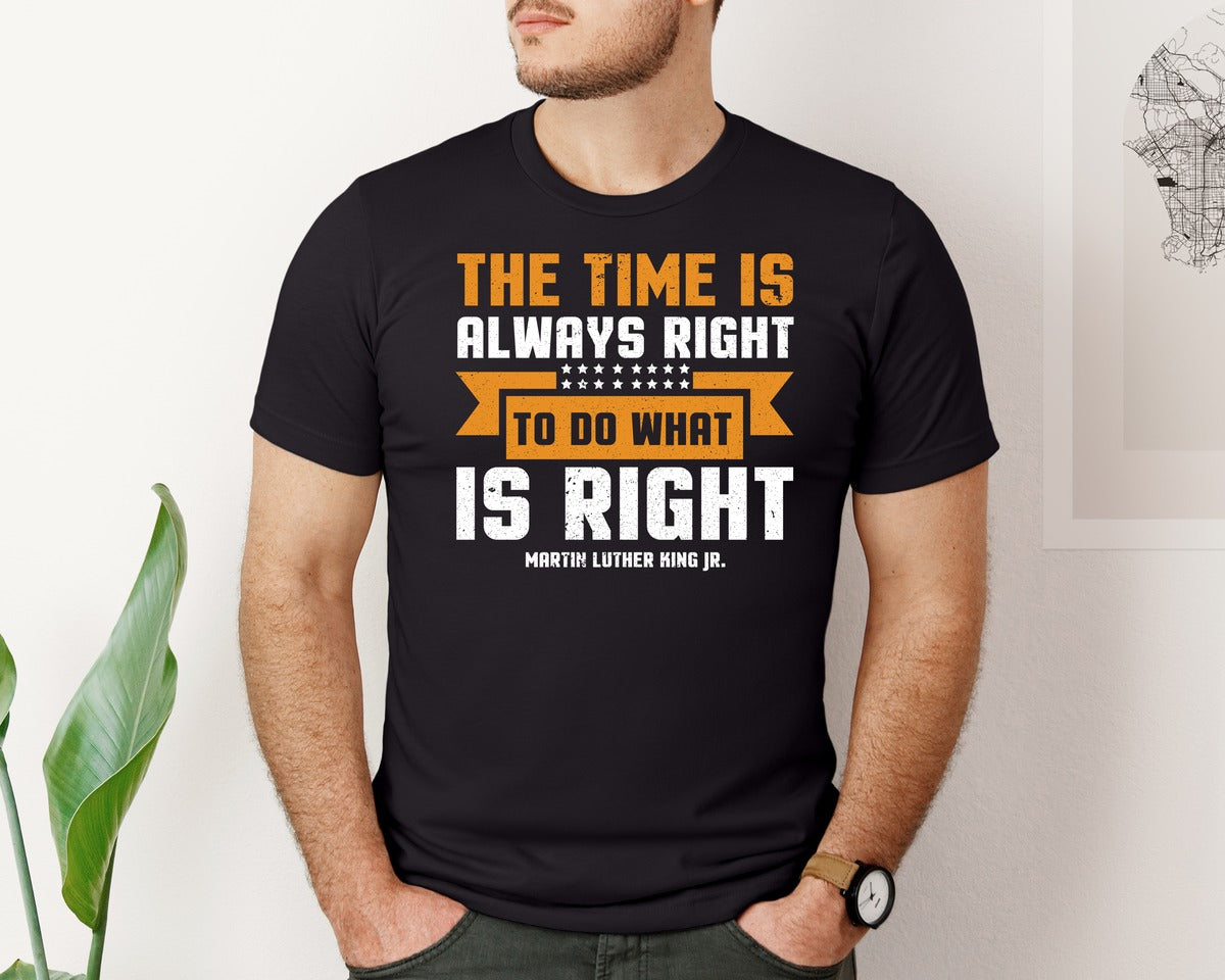 brand:Bella Canvas|color:Black|Mlk Martin Luther King 26 Graphic T-Shirt