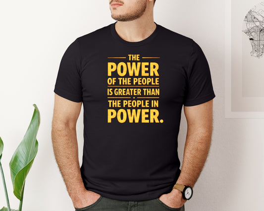 No King Power Of The People Graphic T-Shirt