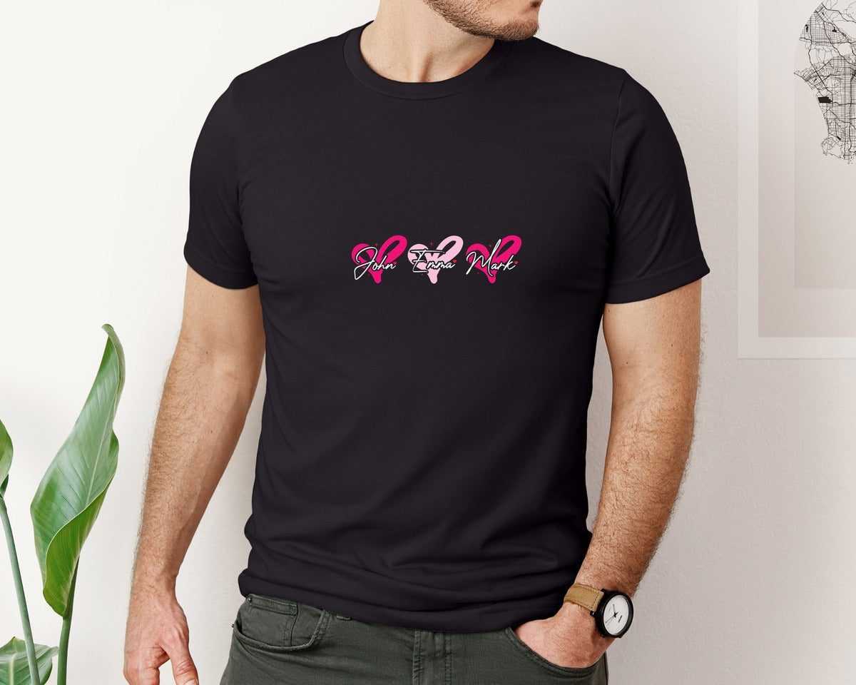 brand:Bella Canvas|color:Black|This Grandma Wears Her Heart On Her Graphic T-Shirt