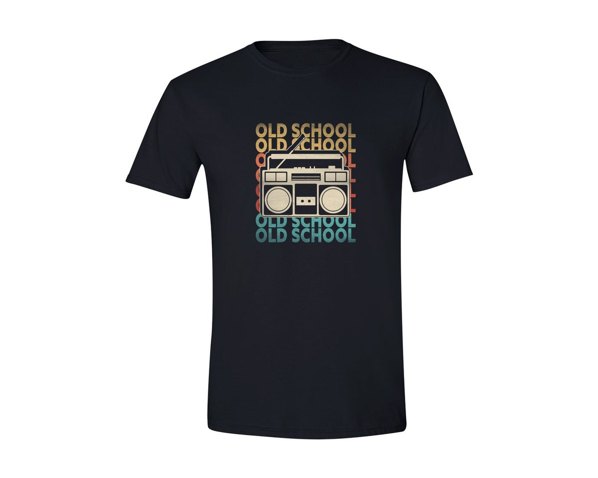brand:Generic|color:Black|Retro 80S 90S Old School T Shirt Design Graphic T-Shirt