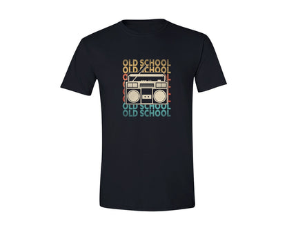 brand:Generic|color:Black|Retro 80S 90S Old School T Shirt Design Graphic T-Shirt