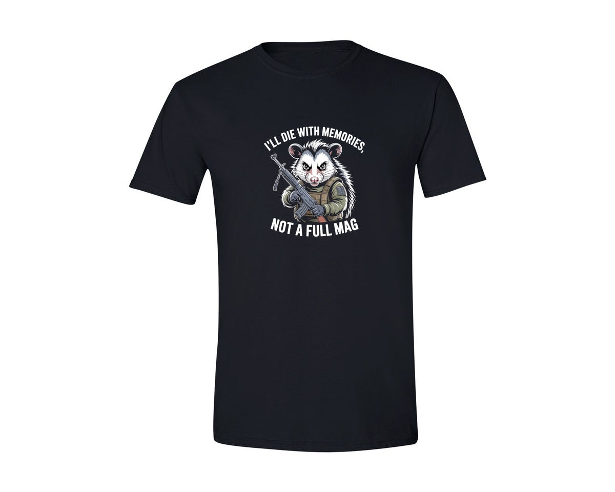 brand:Generic|color:Black|Ill Die With Memories Warrior T Shirt Graphic T-Shirt