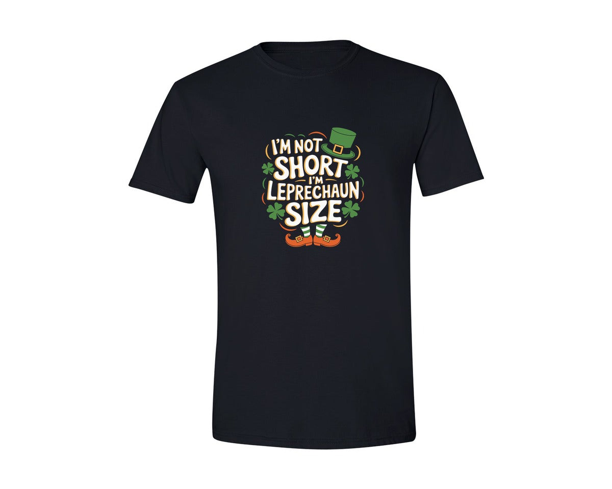 brand:Generic|color:Black|Im Not Short Im Leprechaun Size 12 Graphic T-Shirt