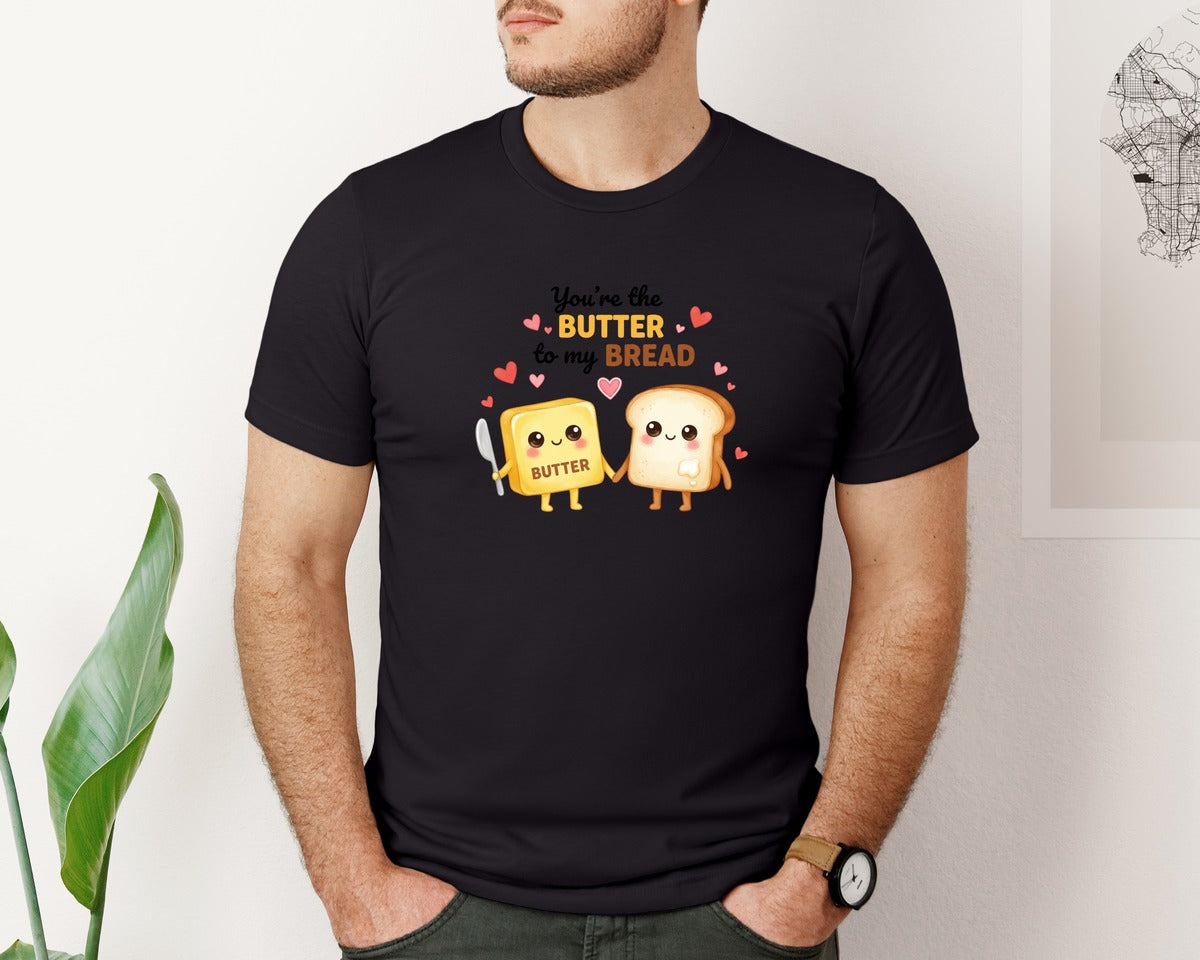 brand:Bella Canvas|color:Black|Food Pun Funny Valentine 29 Graphic T-Shirt