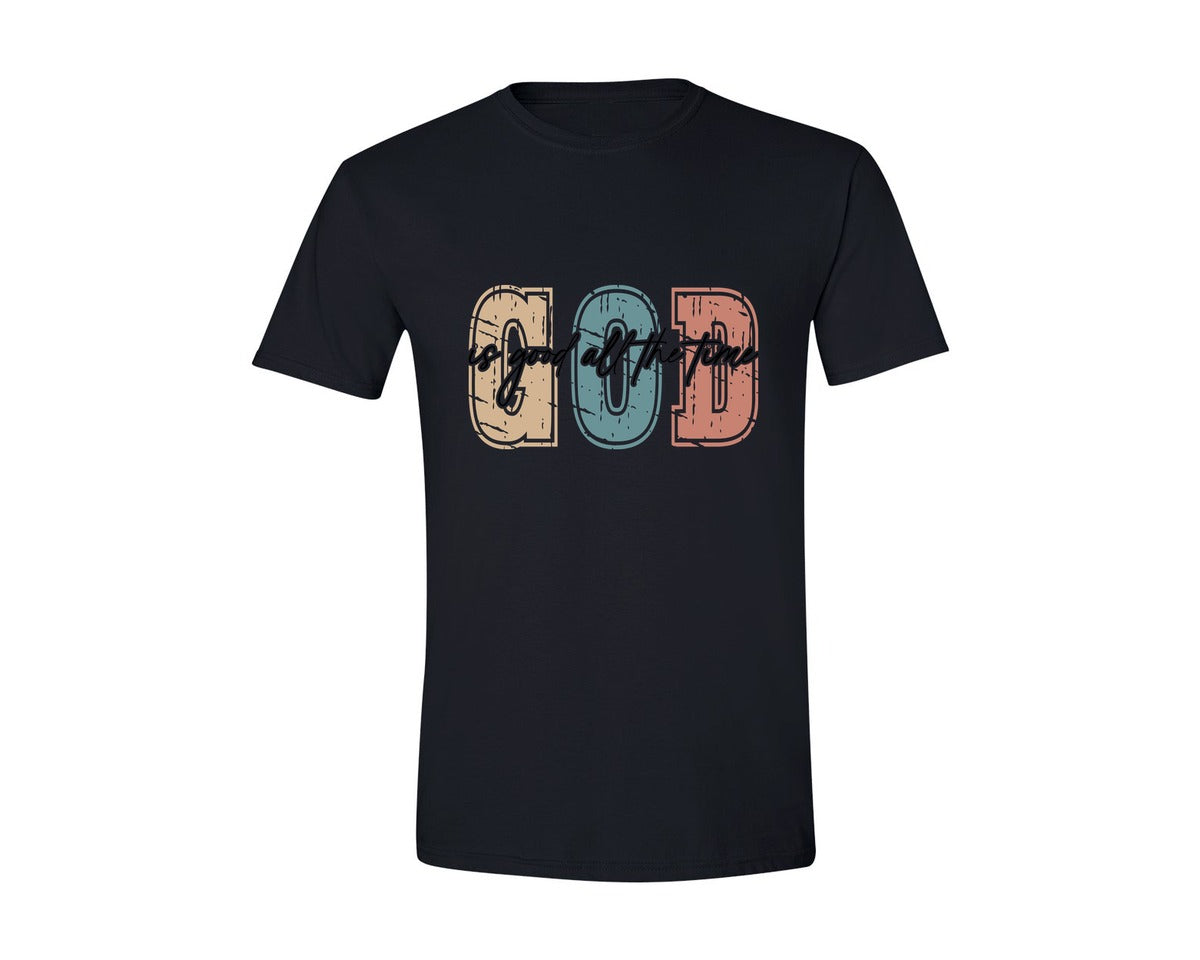 brand:Generic|color:Black|Christian God Is Good All The Time 8 Graphic T-Shirt