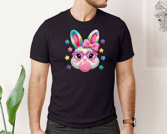 Crochet Easter Bunny Easter Graphic T-Shirt