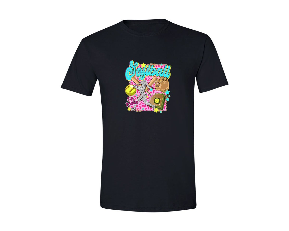 brand:Generic|color:Black|Retro Softball Game Day Softball