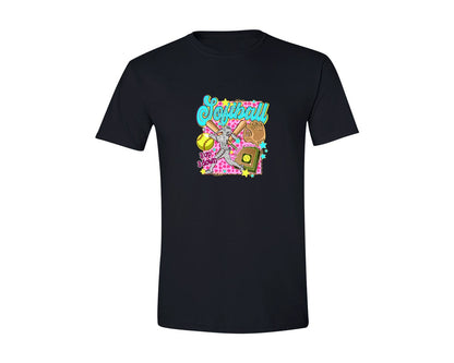 brand:Generic|color:Black|Retro Softball Game Day Softball