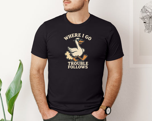 Goose Wearing Sunglasses Shirt Graphic T-Shirt