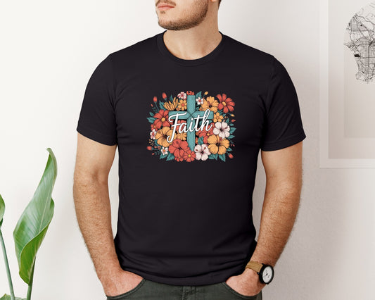 Boho Christian Faith Religious Graphic T-Shirt