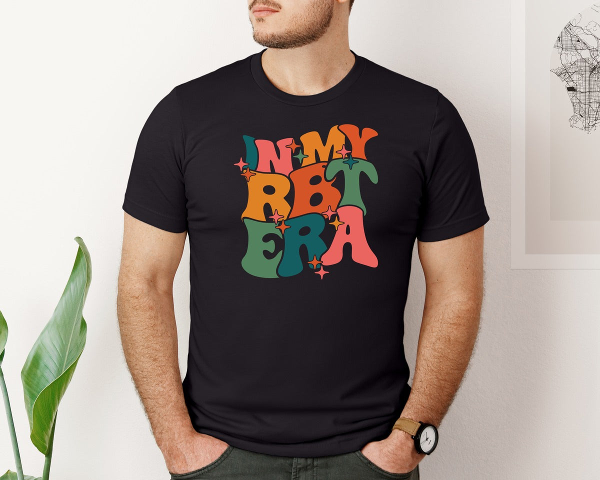 brand:Bella Canvas|color:Black|In My Rbt Era Retro T Shirt Design Graphic T-Shirt