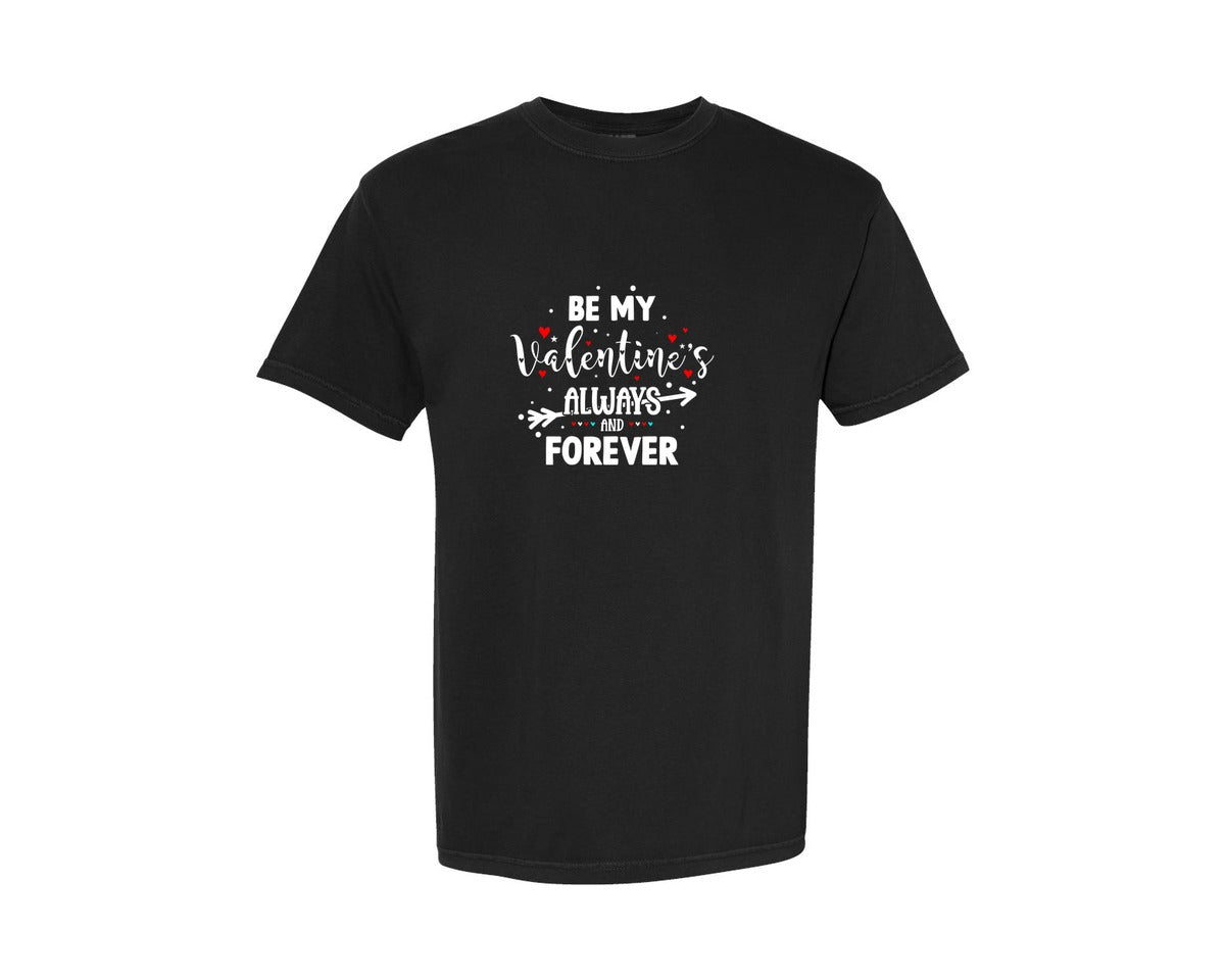 brand:Comfort Colors|color:Black|Free Valentines T Shirt Design Graphic T-Shirt