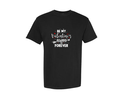 brand:Comfort Colors|color:Black|Free Valentines T Shirt Design Graphic T-Shirt