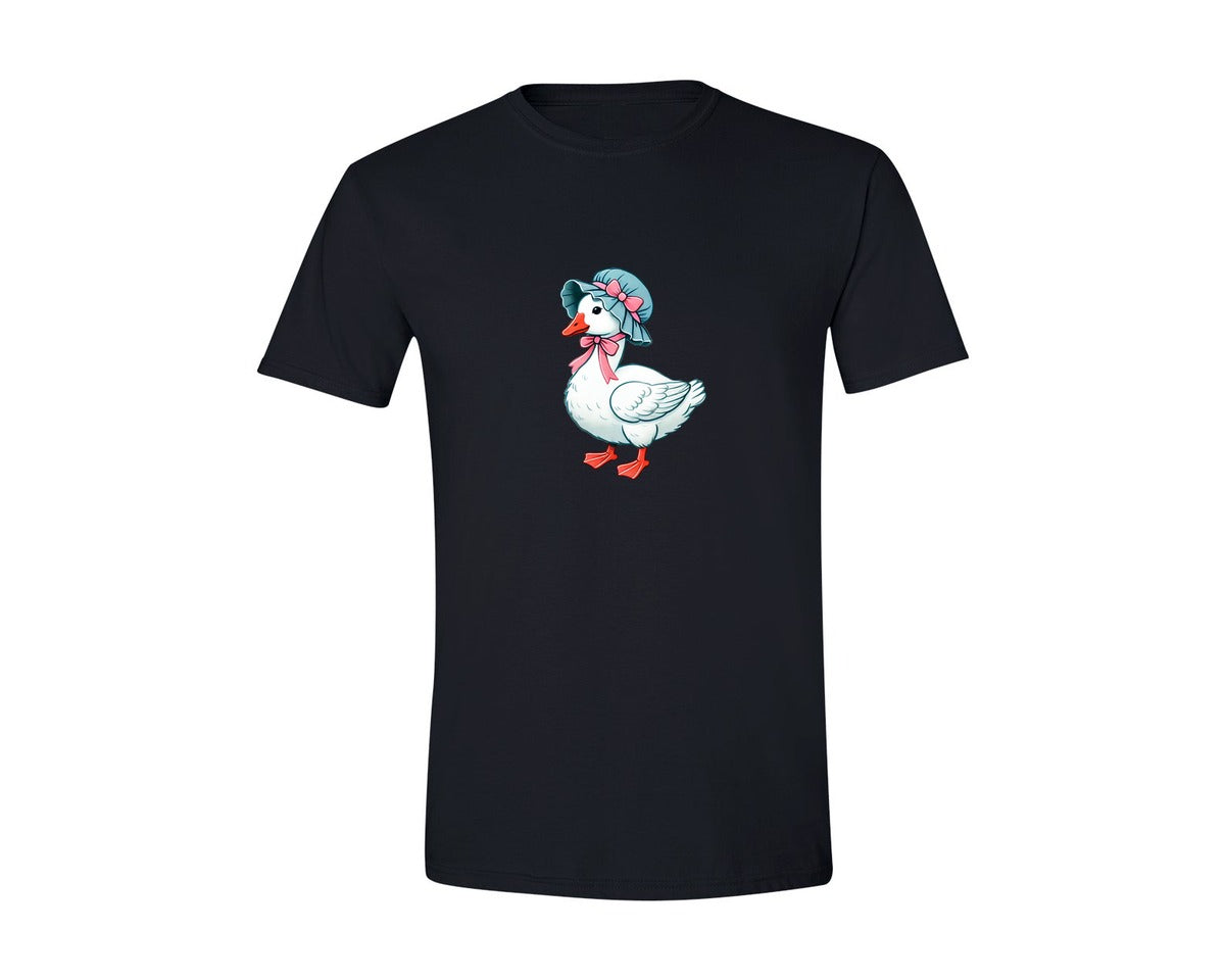 brand:Generic|color:Black|Cute Silly Mama Goose Digtial Graphic T-Shirt