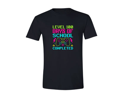 brand:Generic|color:Black|Level 100 Days Of School Completed 23 Graphic T-Shirt