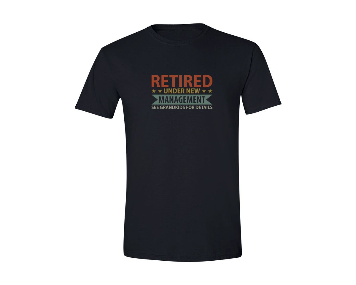 brand:Generic|color:Black|Mens Fathers Day Retired Grandpa Shirts Graphic T-Shirt
