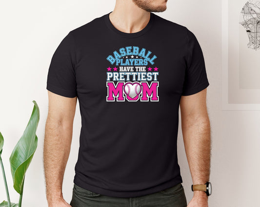 Baseball Players Have The Prettiest Moms 8 Graphic T-Shirt