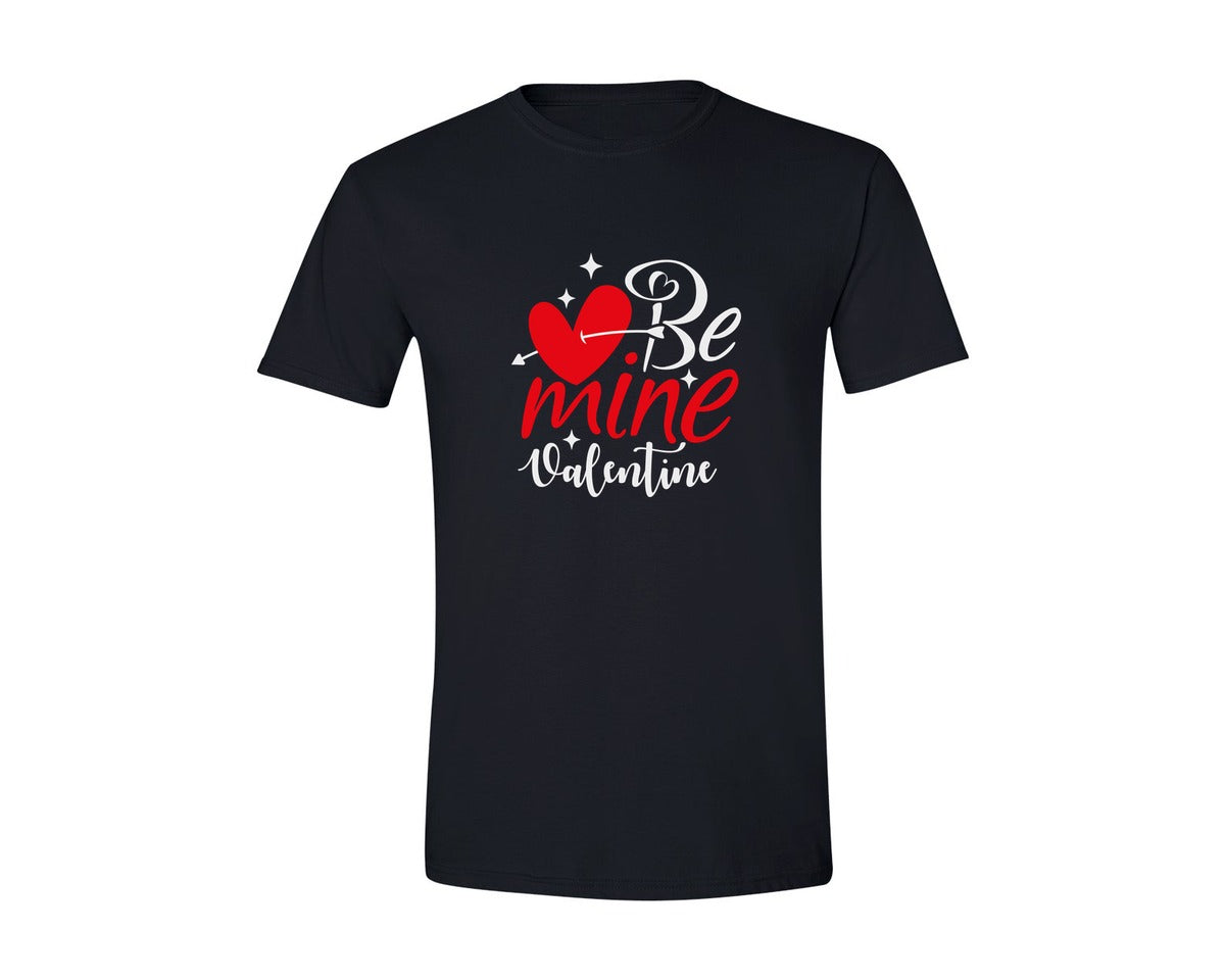 brand:Generic|color:Black|Be Mine Valentine T Shirt Design 2 Graphic T-Shirt