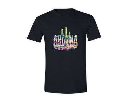 brand:Generic|color:Black|Arizona Grand Canyon Cactus Desert Graphic T-Shirt