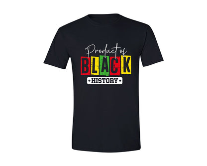brand:Generic|color:Black|Product Of Black History 8 Graphic T-Shirt