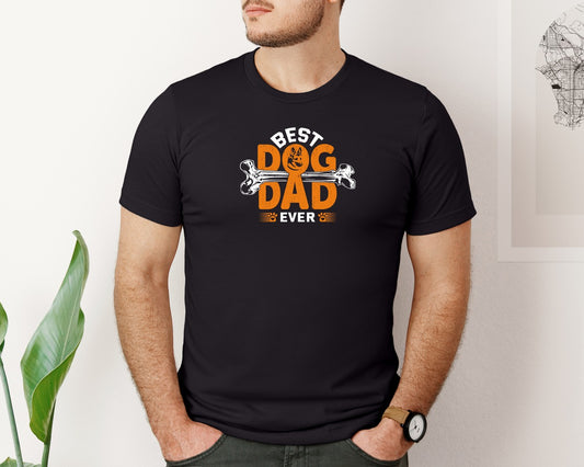 Best Dog Dad Ever T Shirt Design 31 Graphic T-Shirt