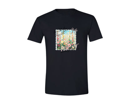brand:Generic|color:Black|Walk By Faith Bible Verse Graphic T-Shirt