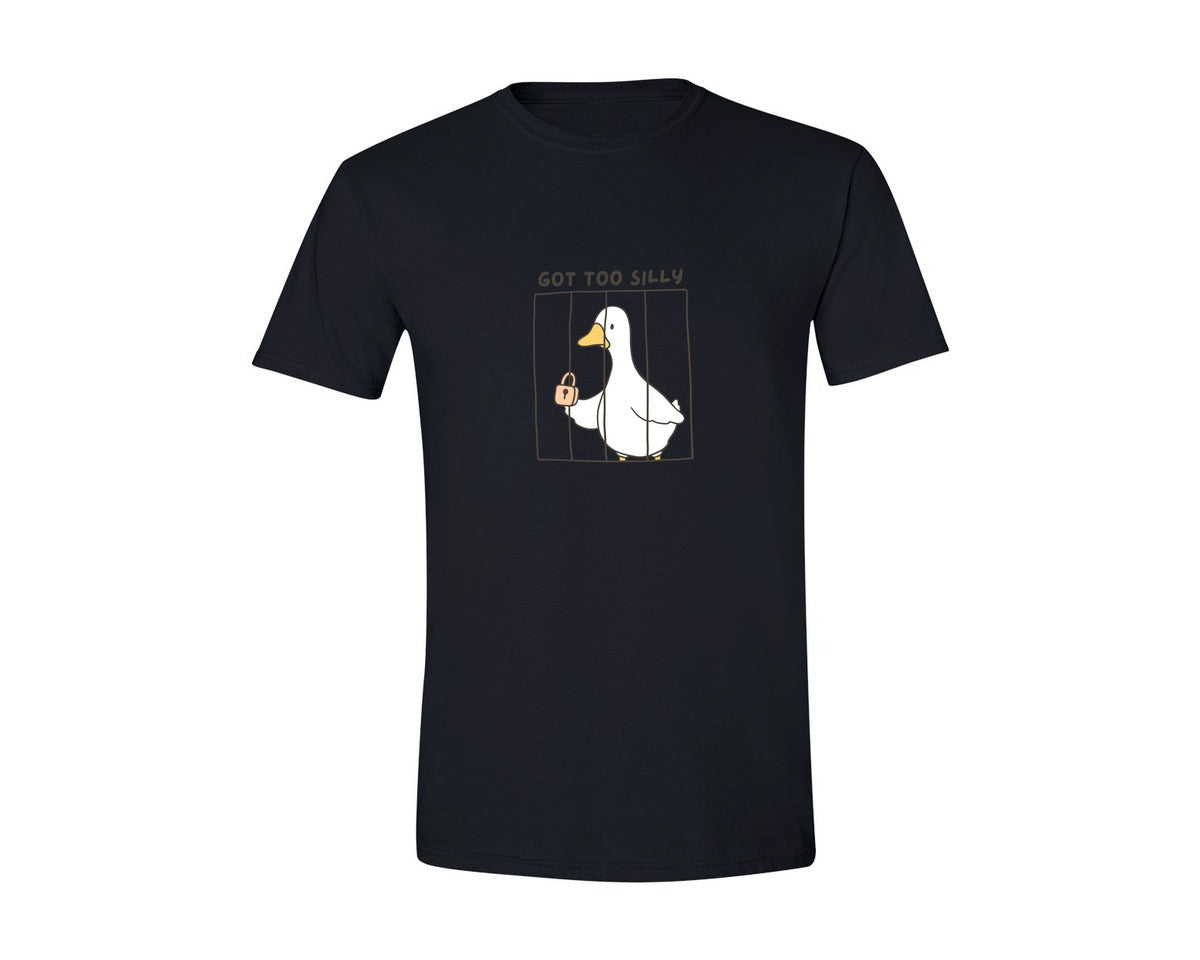 brand:Generic|color:Black|Got Too Silly Funny Silly Goose Graphic T-Shirt