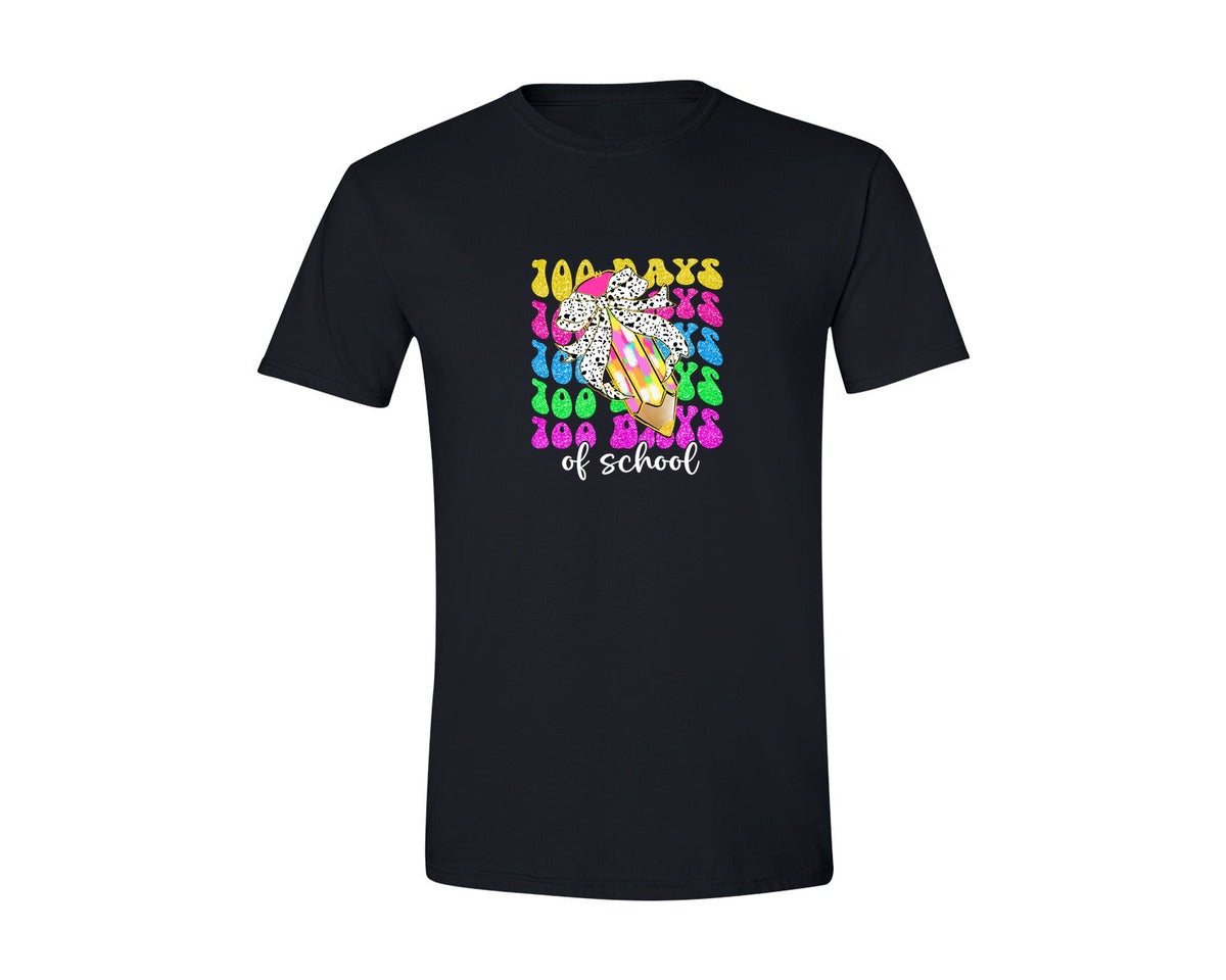 brand:Generic|color:Black|Glitter 100 Days Of School Coquette 2