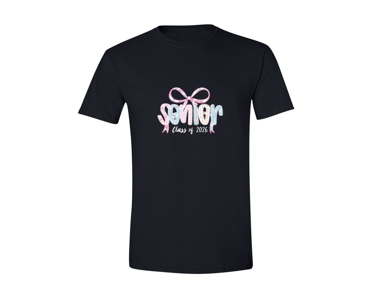 brand:Generic|color:Black|Preppy Senior Coquette Class Of 2026