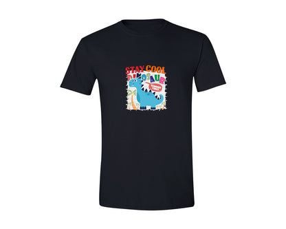 brand:Generic|color:Black|Cute Dinosaur Cartoon T Shirt Design Graphic T-Shirt