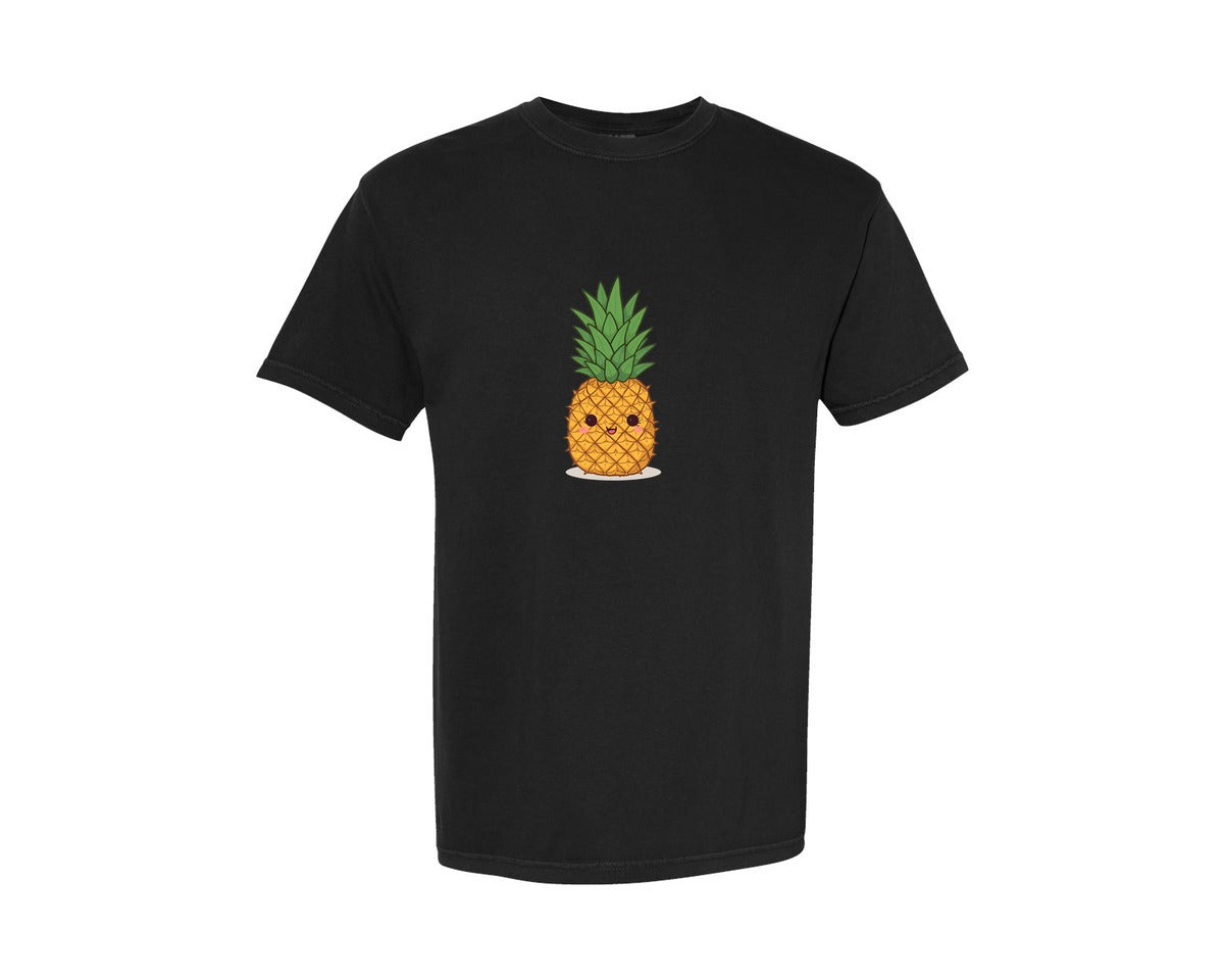 brand:Comfort Colors|color:Black|Kawaii Food Character Graphic T-Shirt