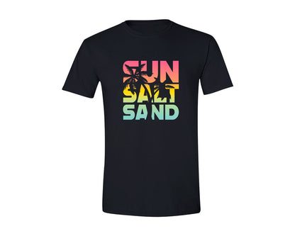 brand:Generic|color:Black|Sun Salt Sand Graphic T-Shirt