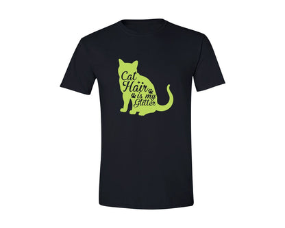 brand:Generic|color:Black|Cat Hair Is My Glitter Tshirt Design 5 Graphic T-Shirt