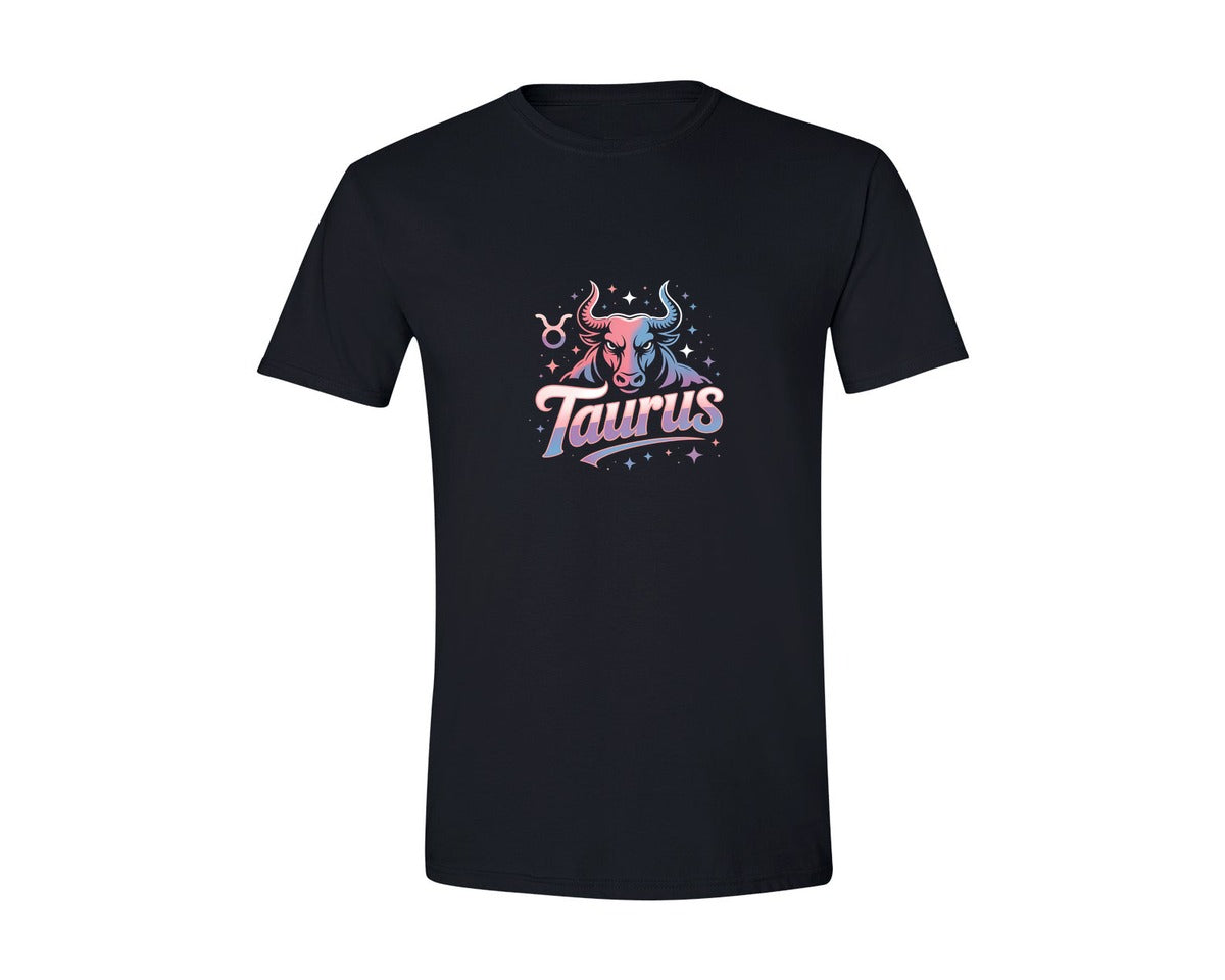 brand:Generic|color:Black|Taurus Sign Graphic T-Shirt