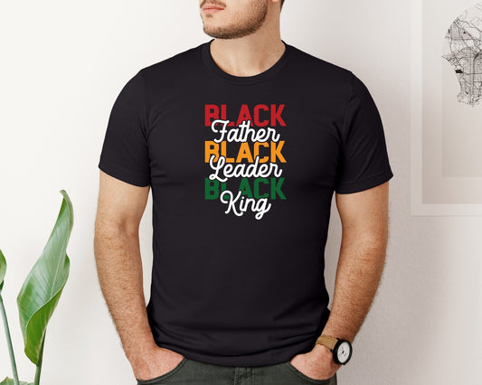 Black History Month Fathers T Shirt Graphic T-Shirt
