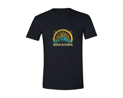 brand:Generic|color:Black|Geocaching T Shirt Design Graphic T-Shirt
