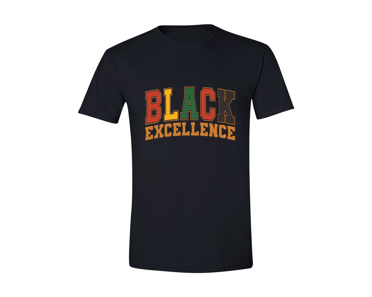 brand:Generic|color:Black|Black Excellence Black History 2 Graphic T-Shirt