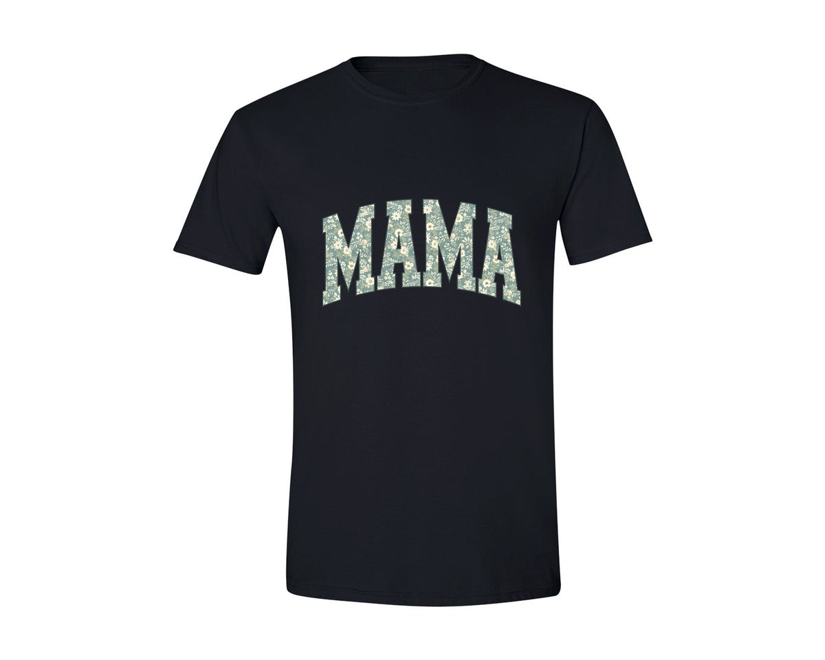 brand:Generic|color:Black|Boho Floral Mama Mom Flower Mama