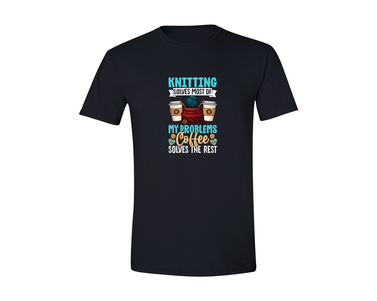 brand:Generic|color:Black|Knitting T Shirt 2 Graphic T-Shirt