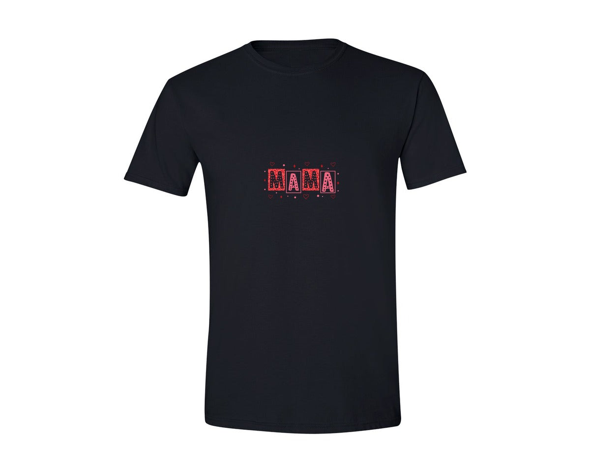 brand:Generic|color:Black|Valentine Day Mama T Shirt Design Graphic T-Shirt